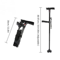 Teleskopisk foldbar stok