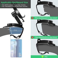 Dashboard Clip Phone Holder
