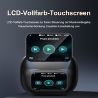 Schnurloses On-Ear-LCD-Farb-Touchscreen-Audio-Headset