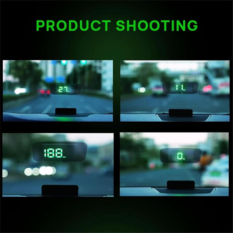 Sakerplus® Digital GPS Head Up Display Speedometer