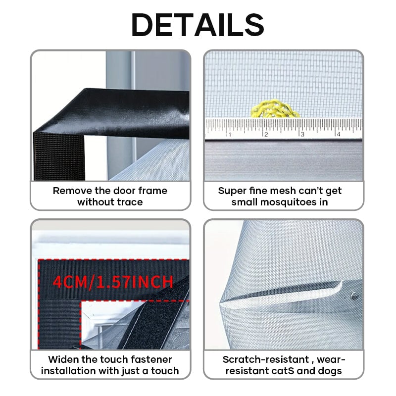SAKER® Magnetic Screen Door