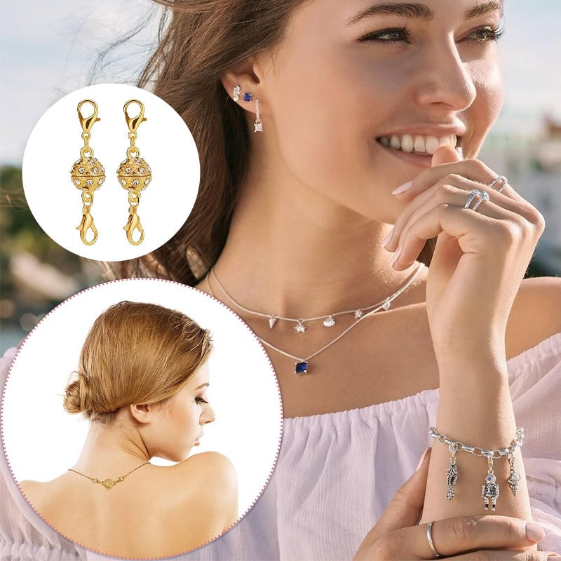 12 Pack Magnetic Necklace Clasps and Closures