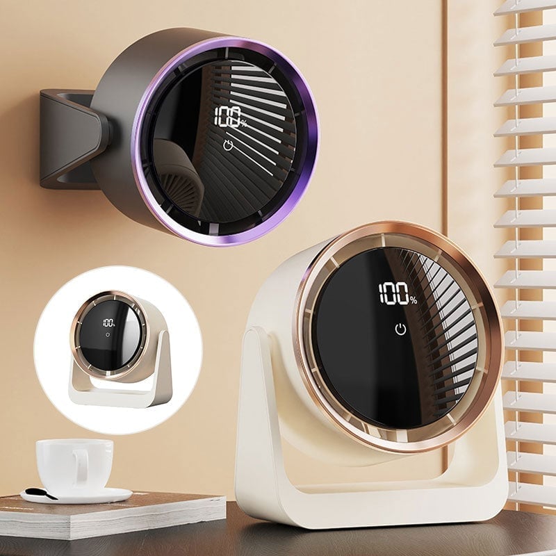 USB Mini Desk Lamp Fan