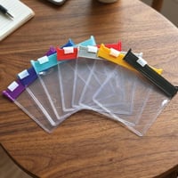 Self-sealing zipper medicine bags