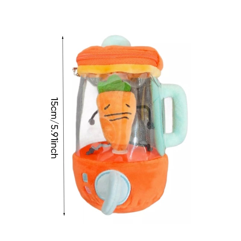 🥕Carrot Juicer Plush Toy – The Cutest Stress Reliever! 🧸✨