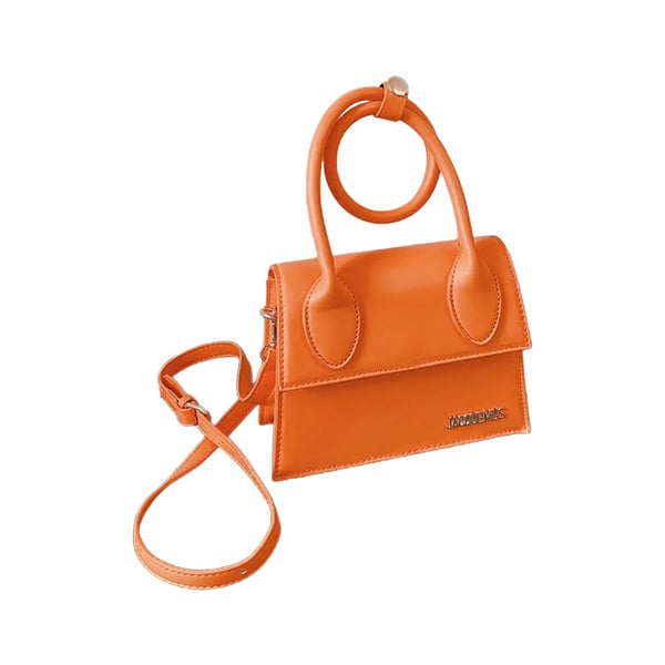 Solid Color Flap Square Bag