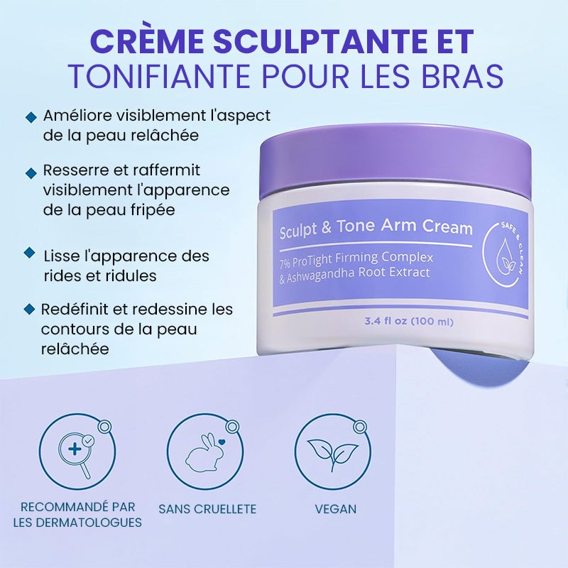 Crème pour les bras sculptée et tonique💪