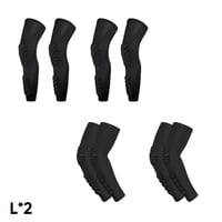 Padded Knee Elbow Compression Sleeves