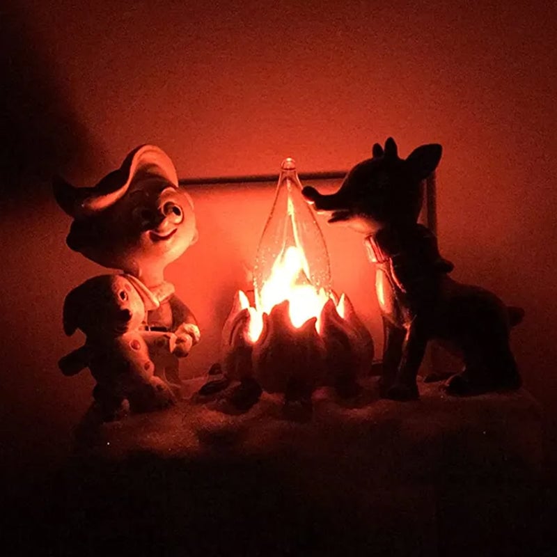 2024 Kampvuur flikkerend nachtlampje