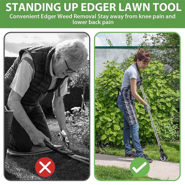 Sakerplus Wheeled Rotary Edger