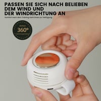 Kleiner Wirbelwind-Clip-Taille-Nackenfächer