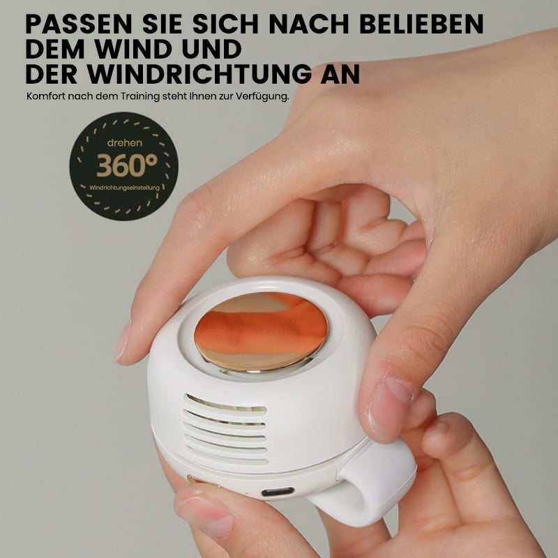Kleiner Wirbelwind-Clip-Taille-Nackenfächer