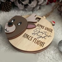 3D Kerstman aftellen naar kerstornament
