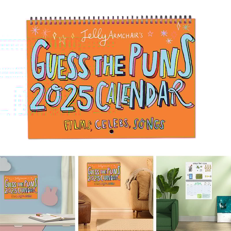 Wortspiel-Quizkalender - A4 Errate das Wortspiel 2025