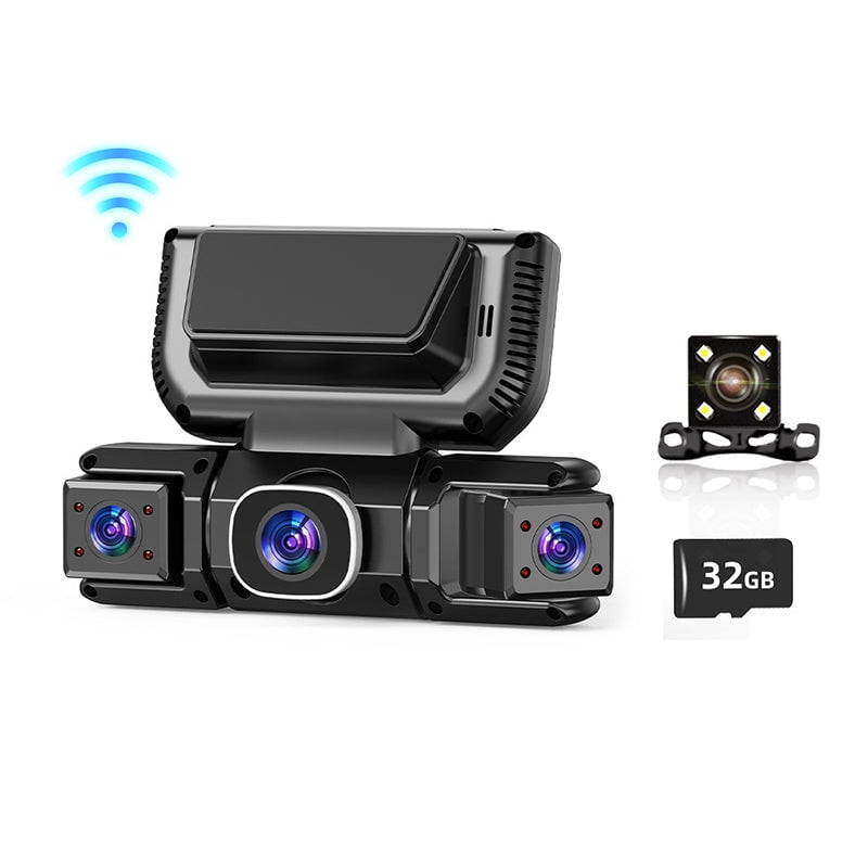 3.0-inch Quad-Recording Dashcam