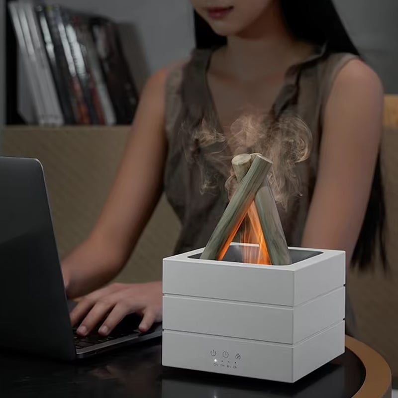 Sakerplus Flame Effect Essential Oil Humidifier