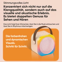Bluetooth-Mikrofon Integrierter Mini-Karaoke-Lautsprecher