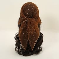 Women's Glitter Decor Head Scarf