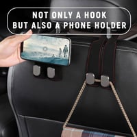 Suede Leather Car Seat Hook