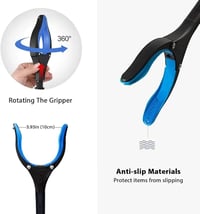 Foldable Grabber With 360° Swivel Clip
