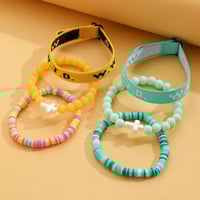 Clay Cross Card Bracelet Set