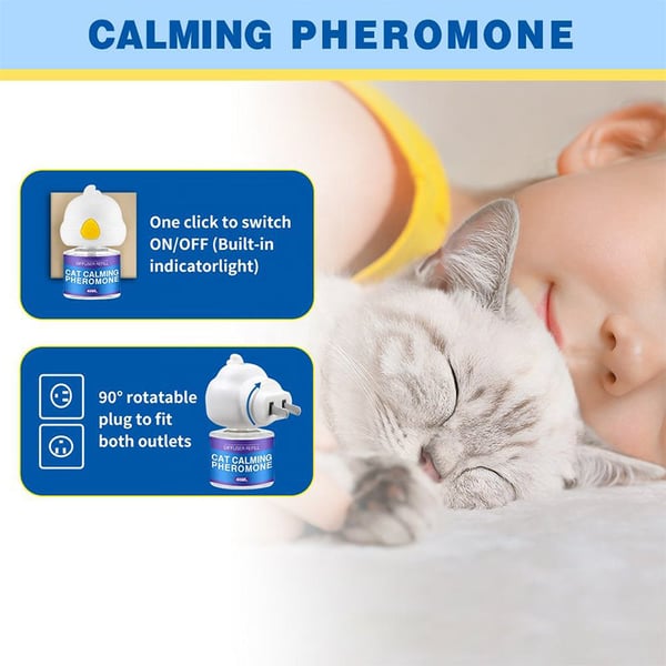 Pet Calming Pheromone Diffuser Set (Cat & Dog Versions)