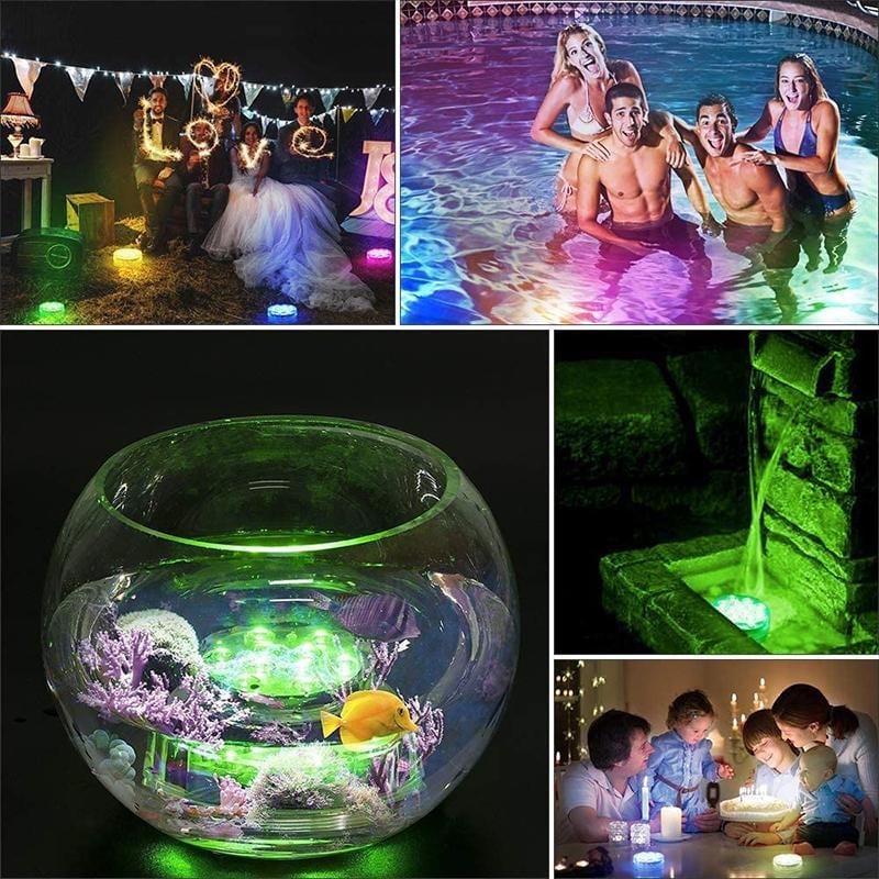 🎉2023 Heißer Verkauf ✨LED-Tauchlicht mit Fernbedienung für den Pool