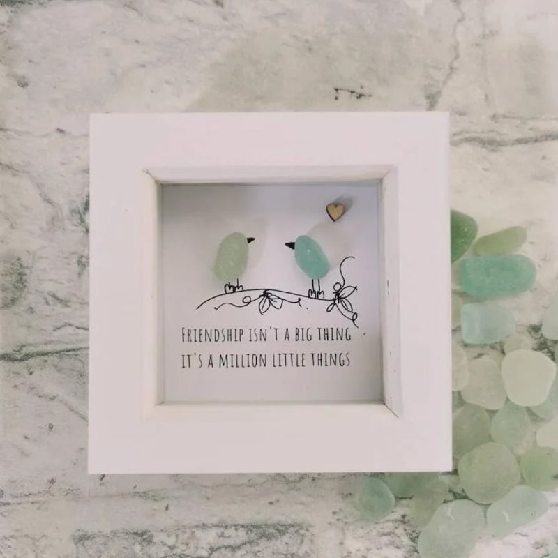 Friend Gift, Seaglass Art