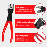 Professionellt slangklämmesats
