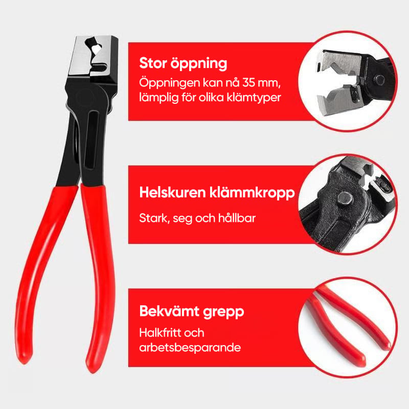Professionellt slangklämmesats