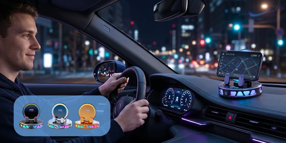 RGB Car Phone Mount