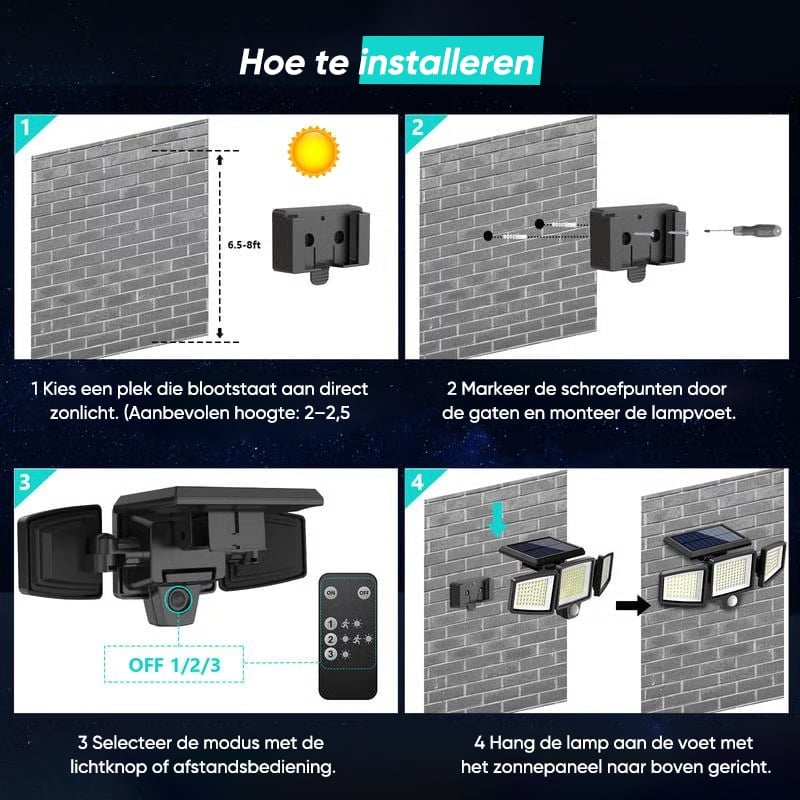 Sakerplus Solar Buitenverlichting