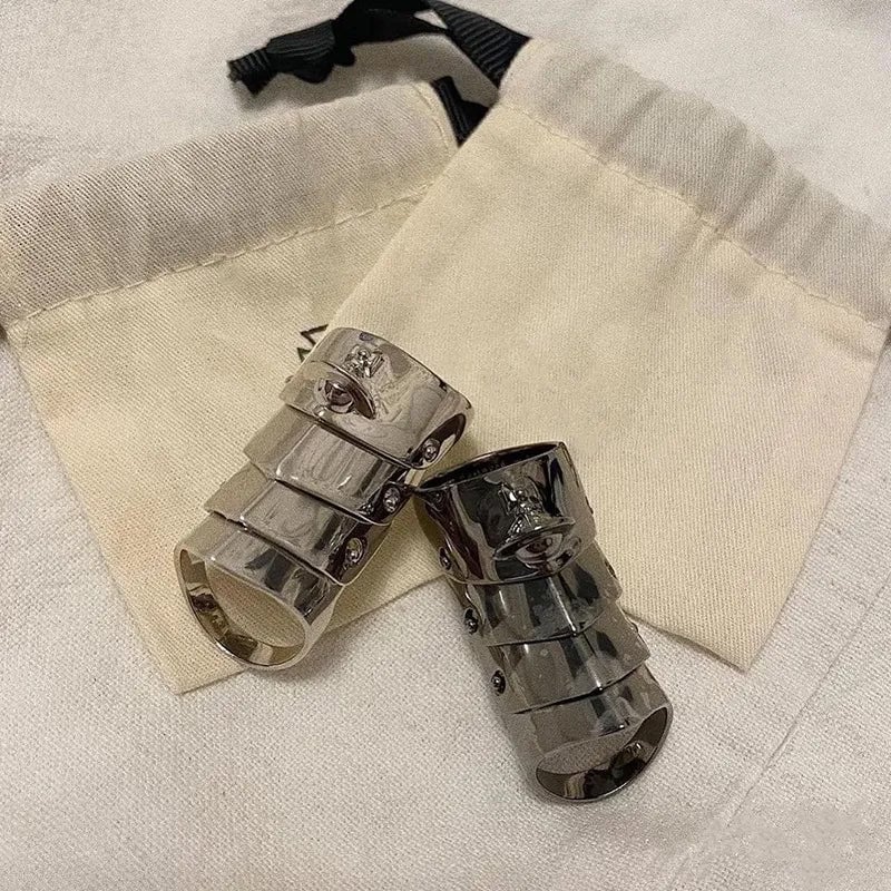 Punk Gothic Rock Metal Knuckle Finger Rings