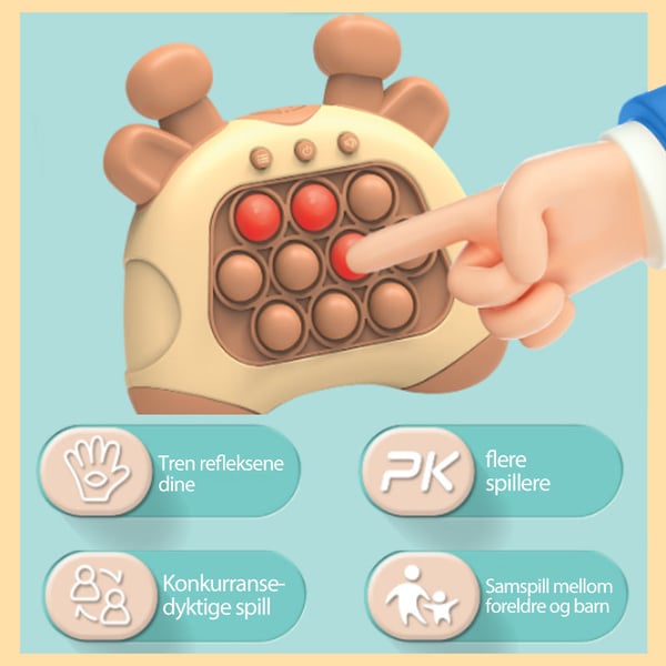 Pedagogisk lekemaskin for barn