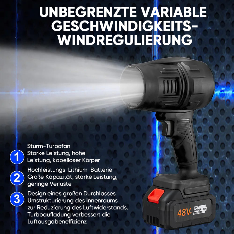 Saker Leistungsstarkes Handgebläse mit Turbotechnik