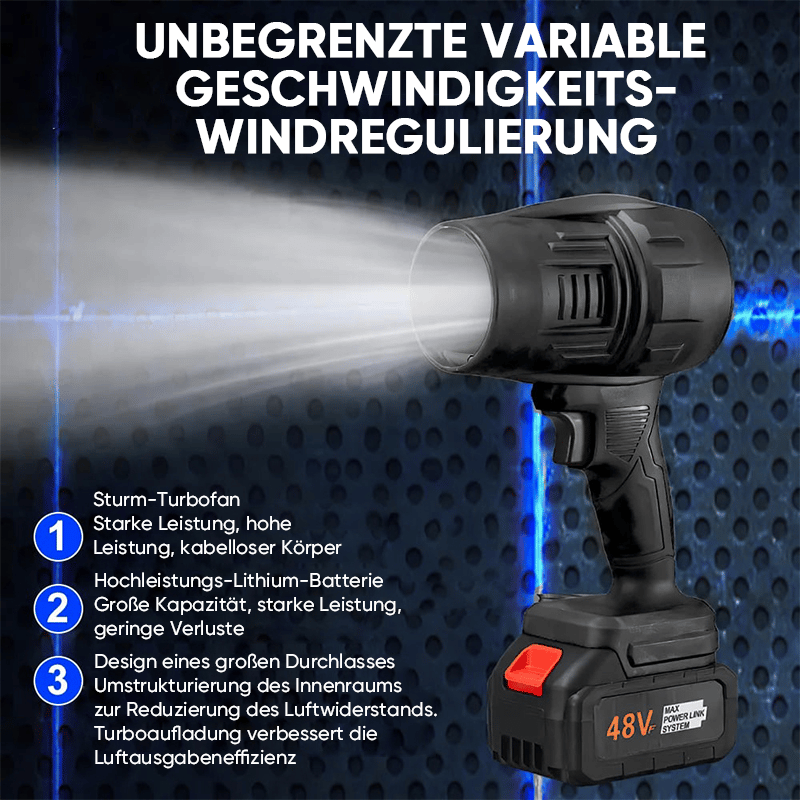 Saker Leistungsstarkes Handgebläse mit Turbotechnik