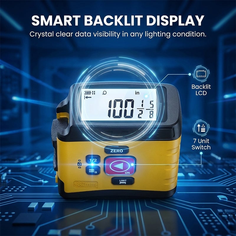 Sakerplus® Digital Laser Tape Measure Tool