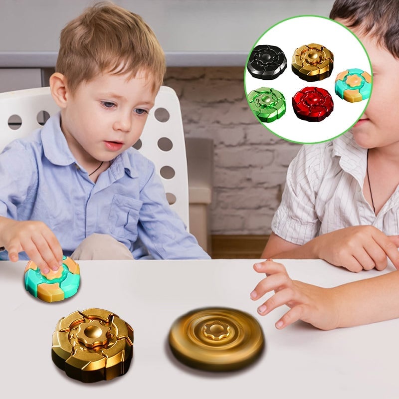 Magnetic Fidget Spinner with Transforming Armor