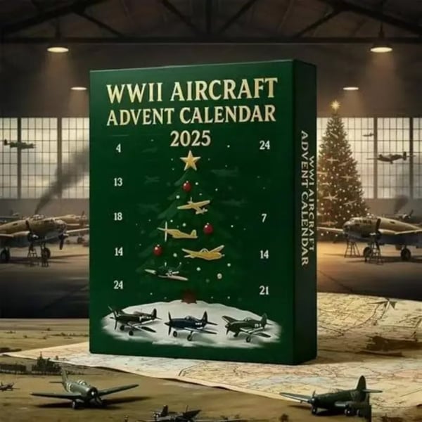 2025 Flugzeug-Adventskalender Flugzeug aus dem Zweiten Weltkrieg