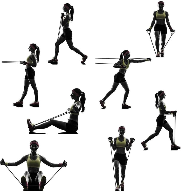Weerstandsbuis met dubbele toon Zware kwaliteit oefenband voor stretching