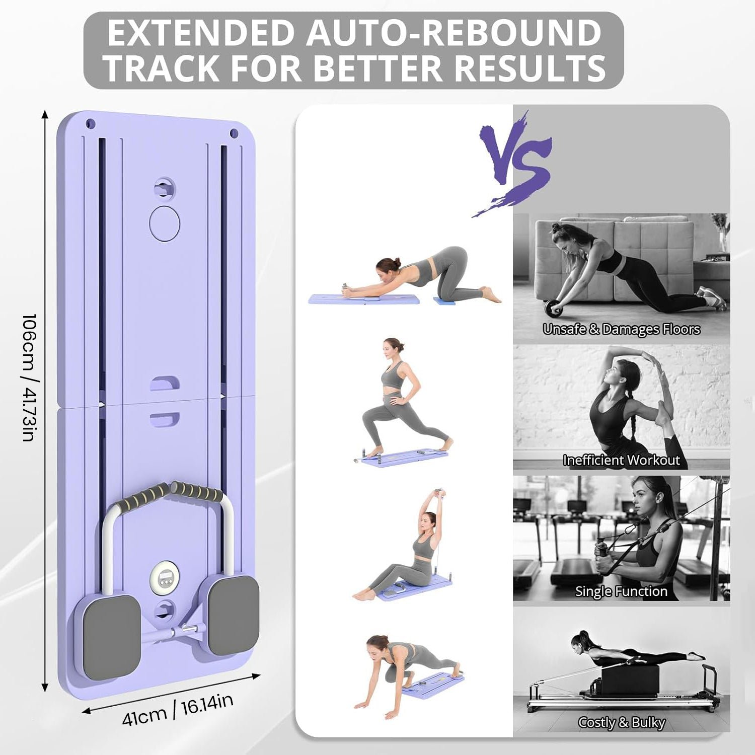 Sakerplus 5 in 1 Pilates Sliding Board