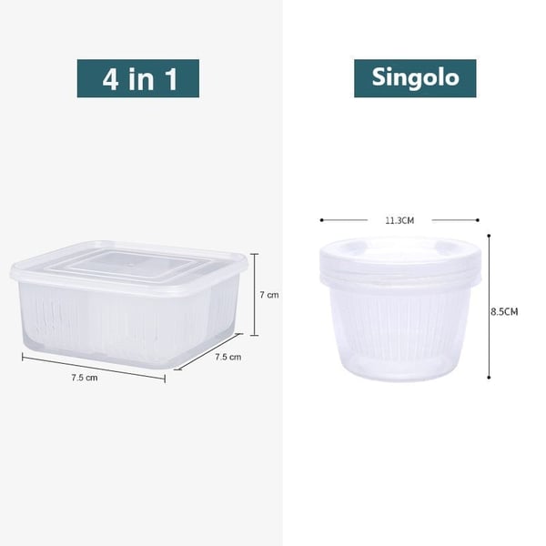 Scatola per alimenti 4 in 1