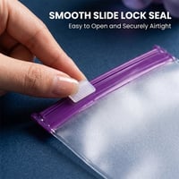 Self-sealing zipper medicine bags