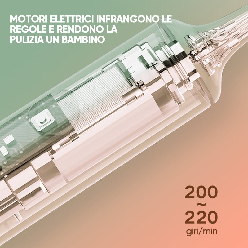 Spazzola elettrica per bottiglie in silicone