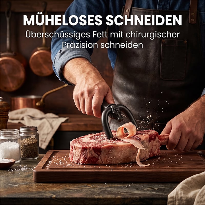 Hand-Fettschneider für Rind- & Schweinefleisch