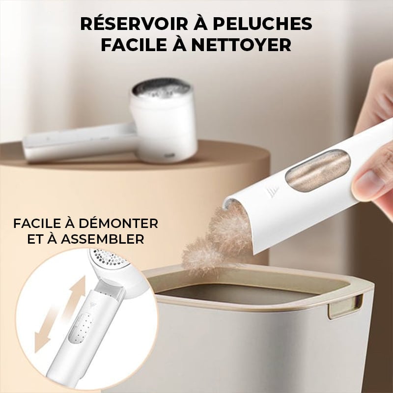Éliminateur de peluches électrique