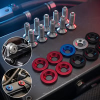JDM Nickel Plated Bolt Washer Kit