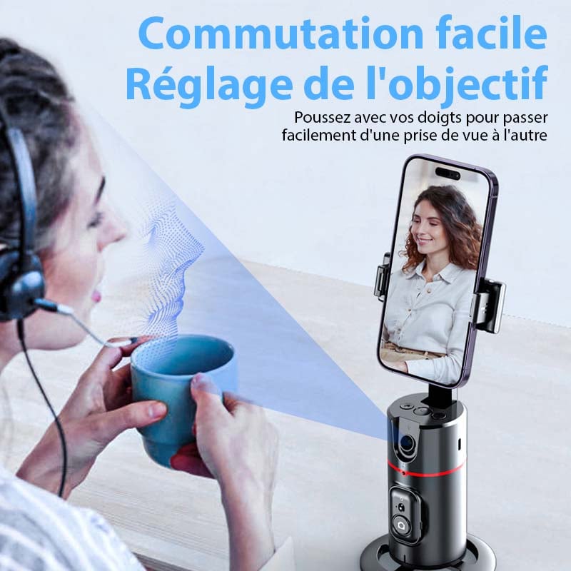 Télécommande pour Trépied à Suivi Automatique du Visage