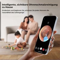 Ohrschmalz-Entfernungsset mit HD-Kamera