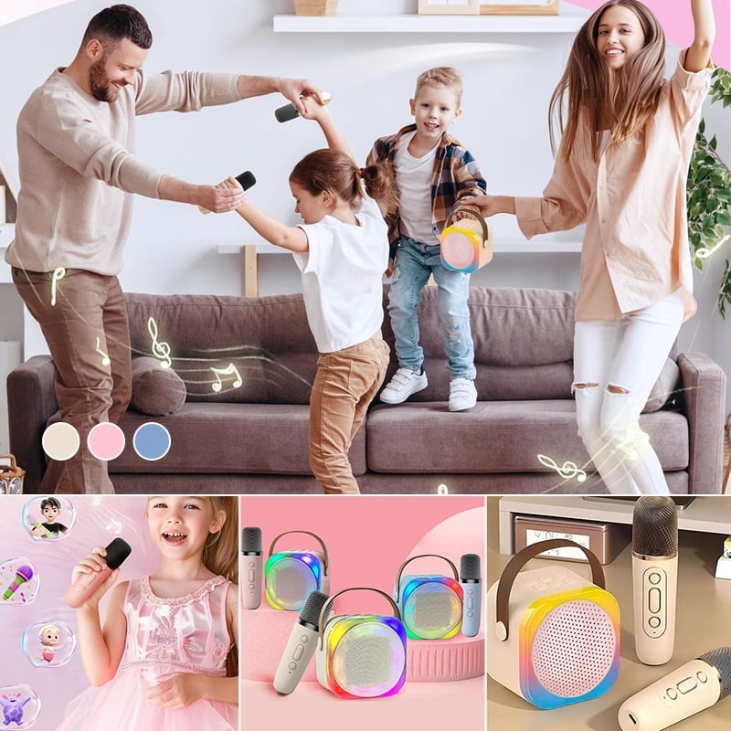 Bluetooth-Mikrofon Integrierter Mini-Karaoke-Lautsprecher